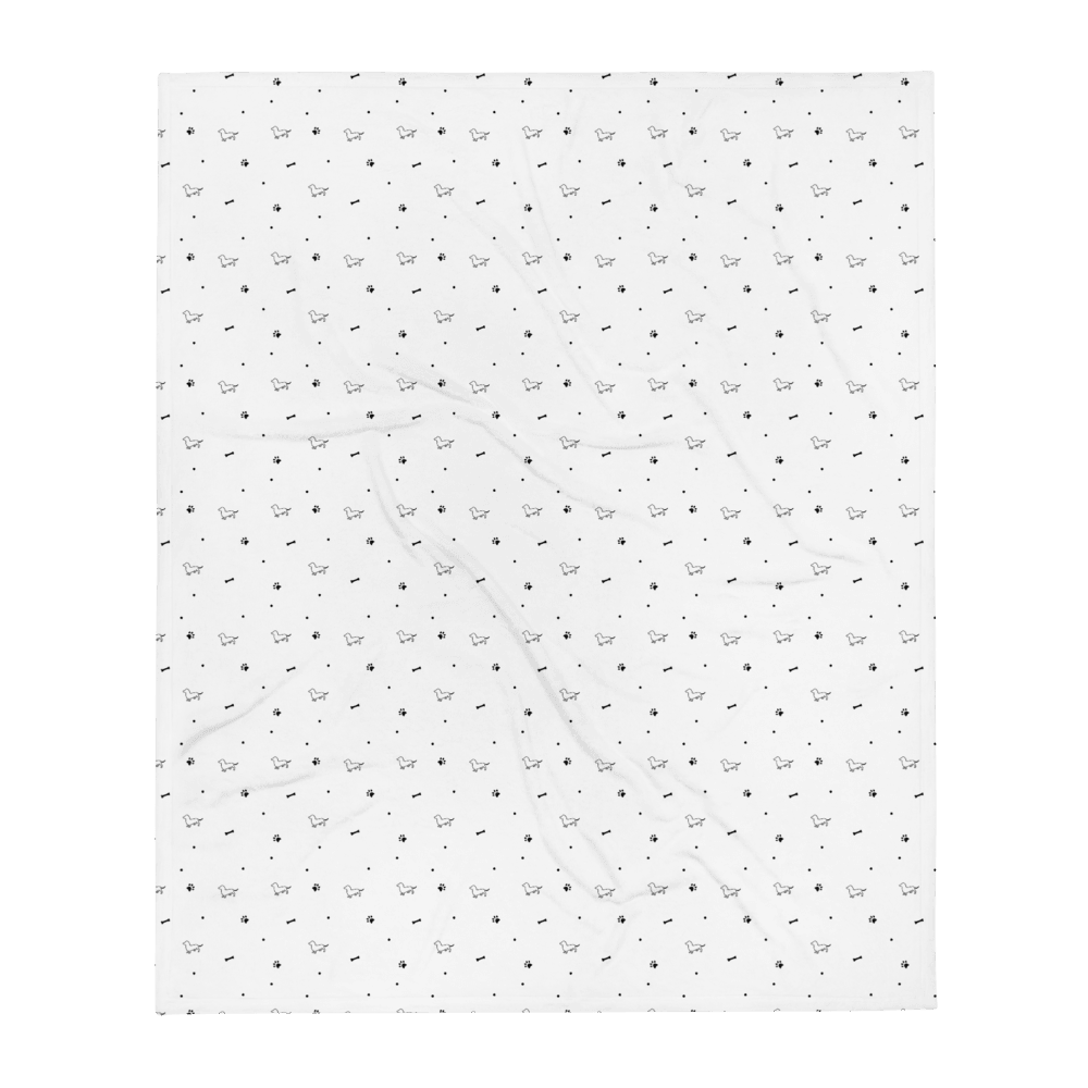 Sharper Barker Throw Blanket - White - Sharper Barker