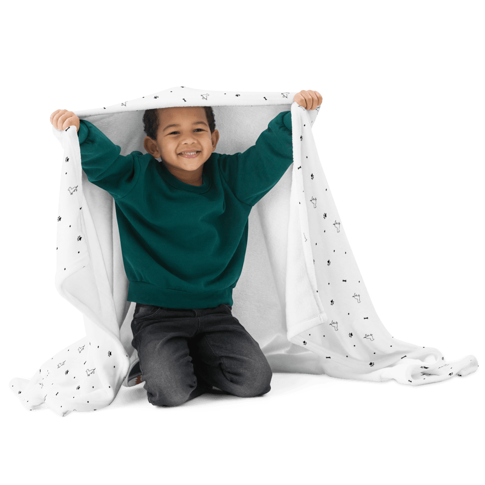 Sharper Barker Throw Blanket - White - Sharper Barker