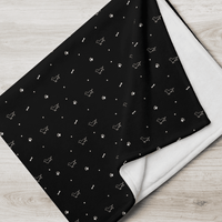 Sharper Barker Throw Blanket - Black - Sharper Barker