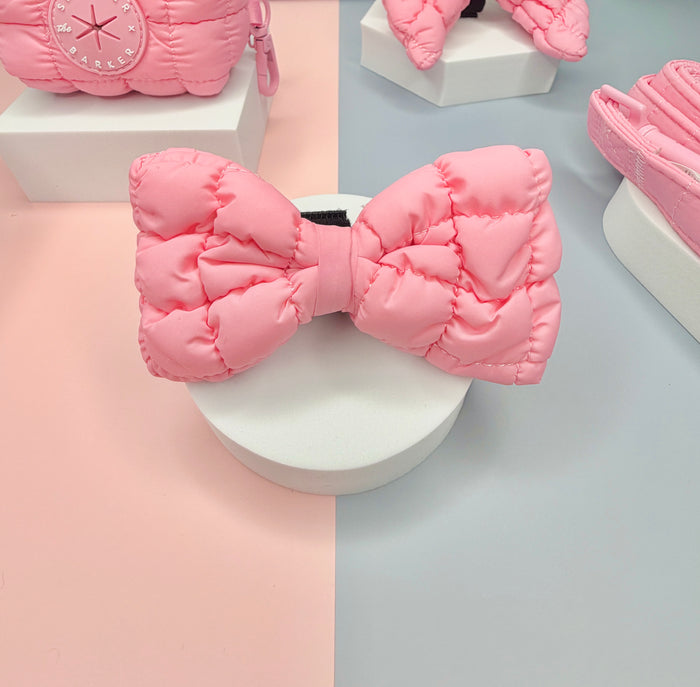 Strawberry Sorbet Quilted Bow Tie