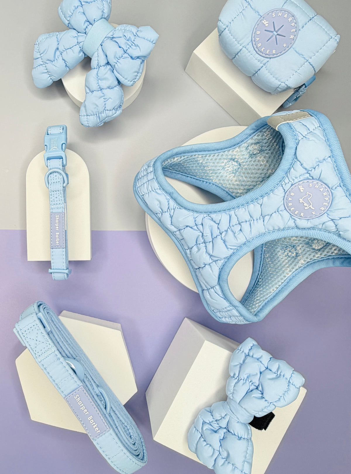 The Ultimate Quilted Dog Walking Bundle | 6-Piece Matching Set