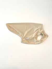 Beige dog sun shirt – breathable UV-protective dog shirt
