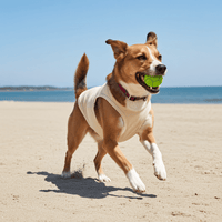 Beige UV Protection Dog Shirt – Lightweight Rash Guard for Summer Adventures - Sharper Barker