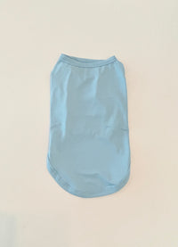 Blue sun shirt for dogs – lightweight rash guard for UV safety