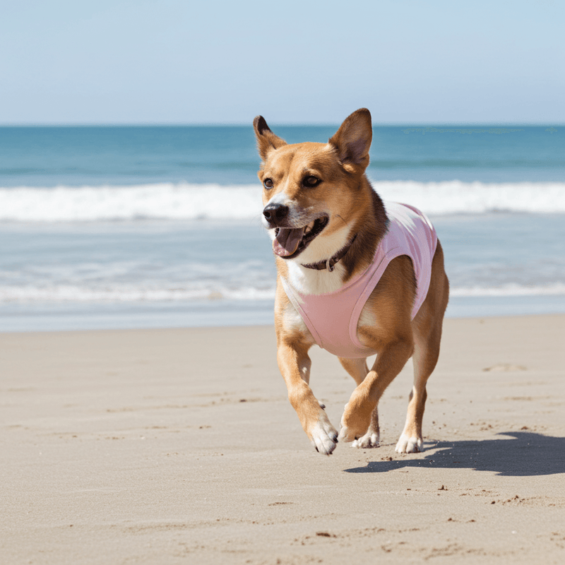 Lilac UV Sun Protection Shirt for Dogs – Lightweight Dog Rash Guard for Outdoor Protection - Sharper Barker